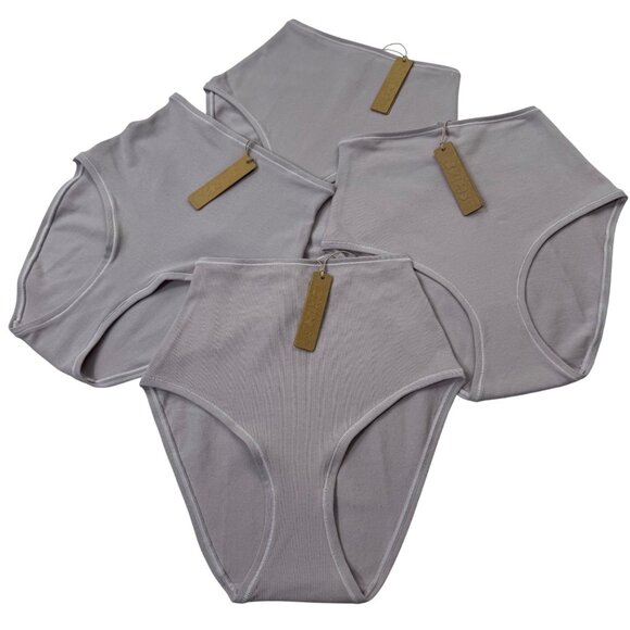 SKIMS Cotton Jersey‎ Full Brief Lot of 4 Iris Mica XS - Picture 10 of 10